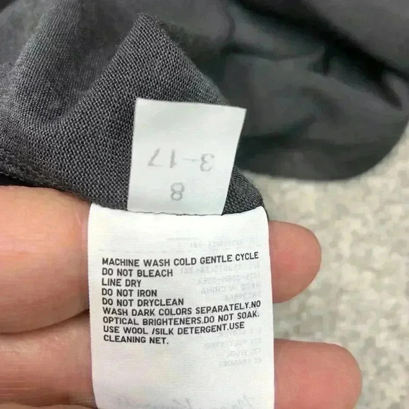 Uniqlo Mame Kurogouchi Turtleneck Long Sleeves Grey Color Sz XS - Picture 8 of 9